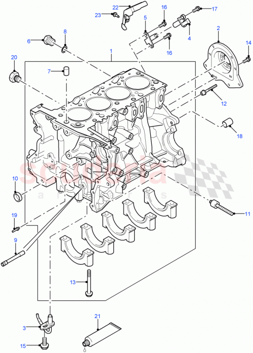 Part Diagram for Land Rover LR056258