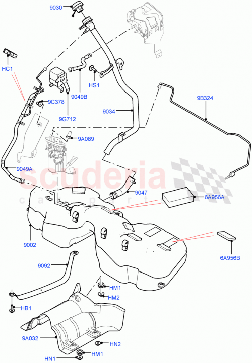 Part Diagram for Land Rover LR093121
