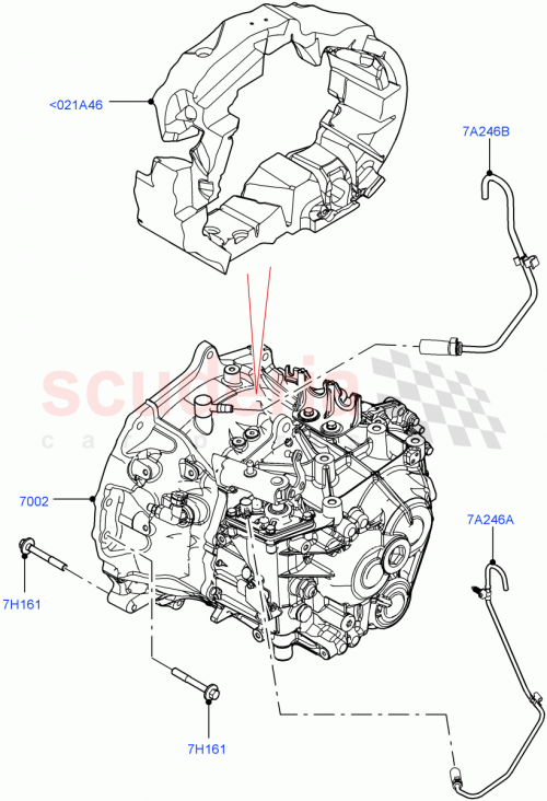 Part Diagram for Land Rover LR113624