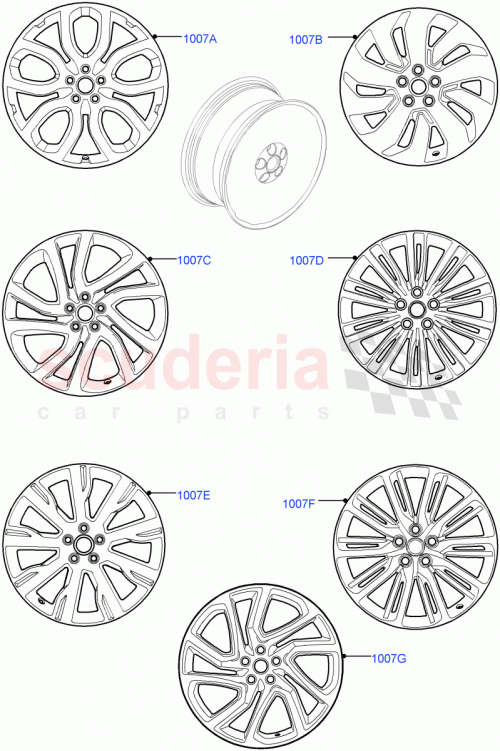 Part Diagram for Land Rover LR081590