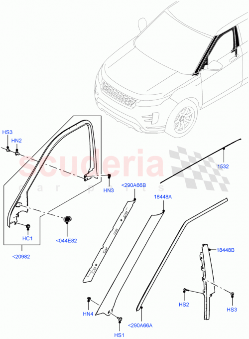 Part Diagram for Land Rover LR155594