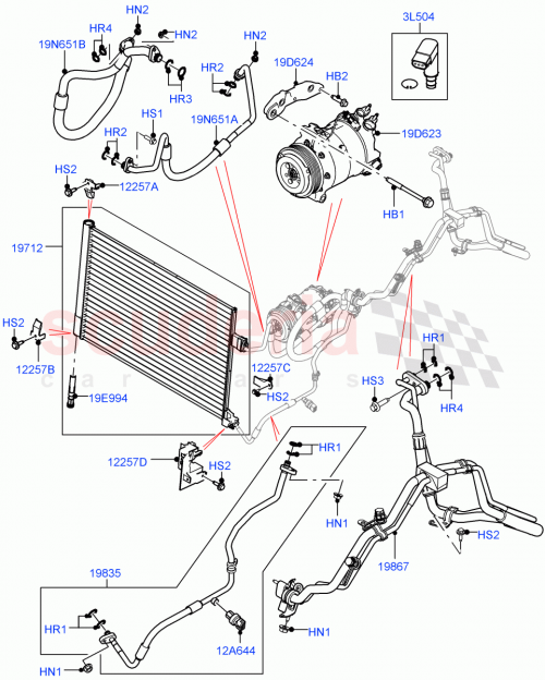Part Diagram for Land Rover LR091475