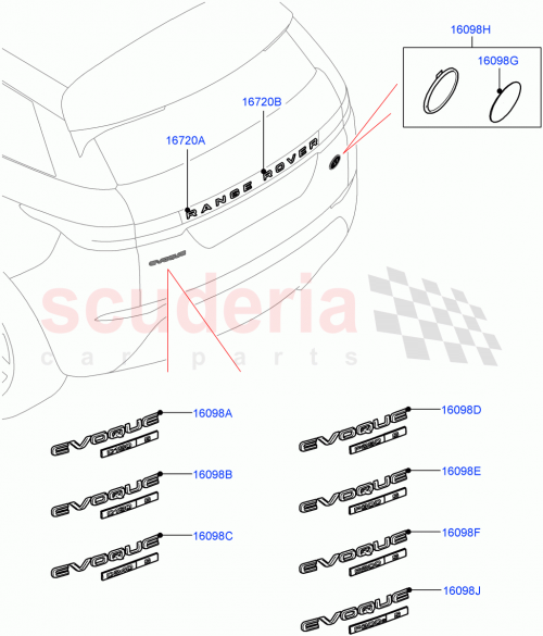 Part Diagram for Land Rover LR162813