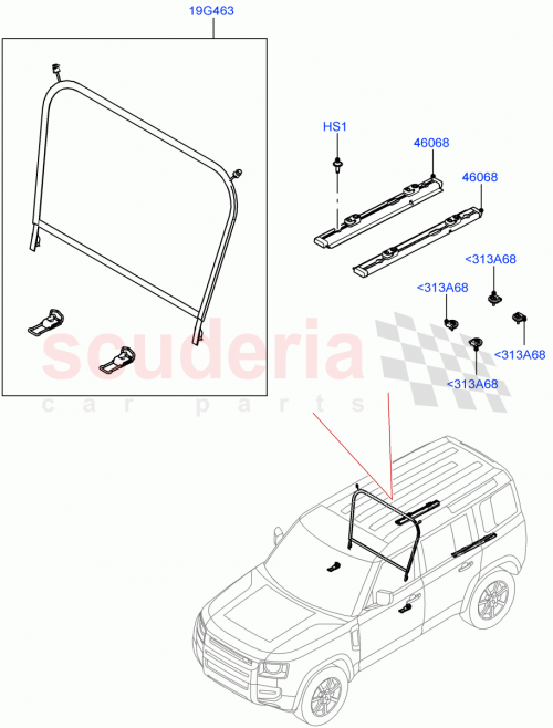 Part Diagram for Land Rover LR133503