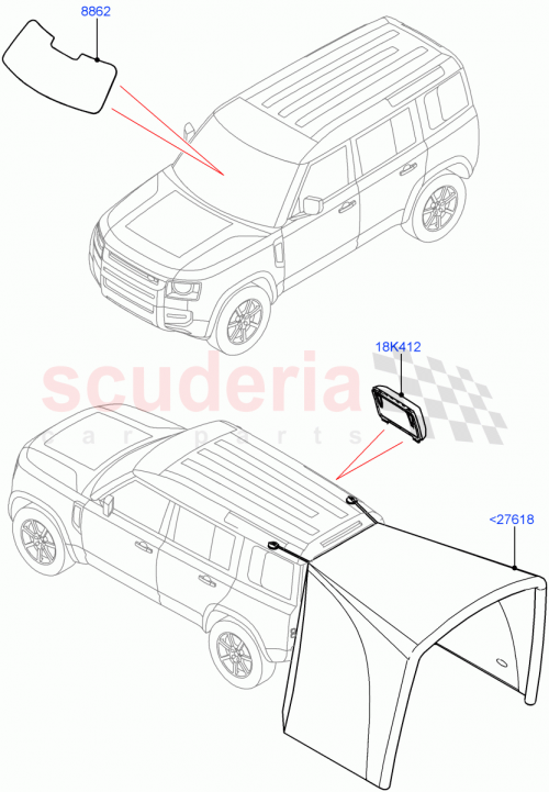Part Diagram for Land Rover VPLEP0531