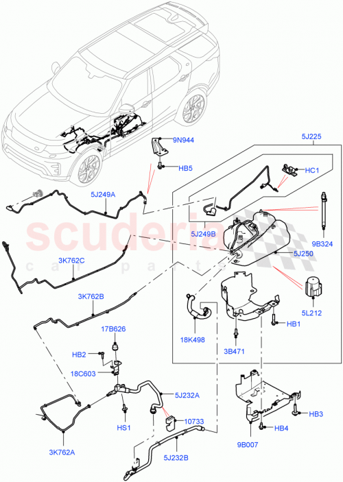 Part Diagram for Land Rover LR137513