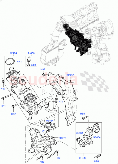 Part Diagram for Land Rover LR144571