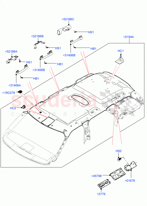 Part Diagram for Land Rover LR148427