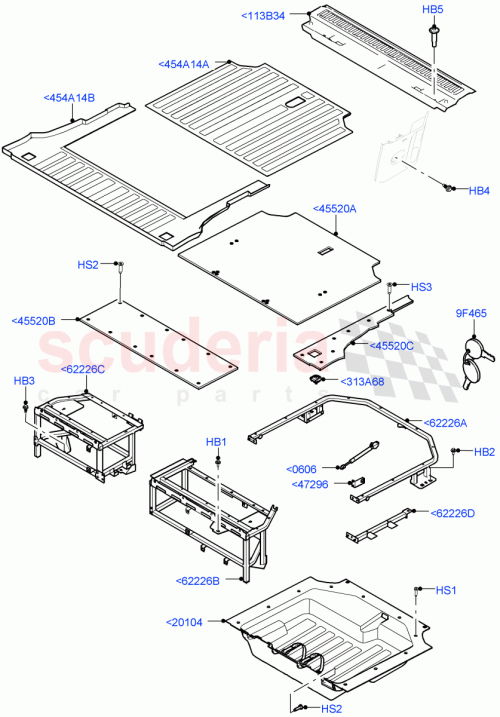 Part Diagram for Land Rover LR156755