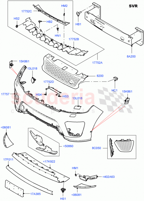 Part Diagram for Land Rover LR112291