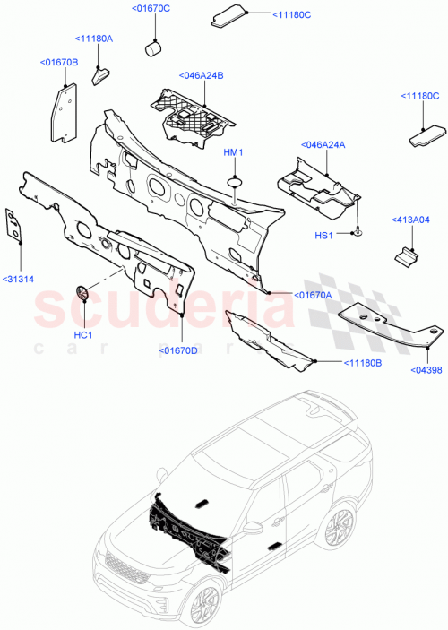 Part Diagram for Land Rover LR081880