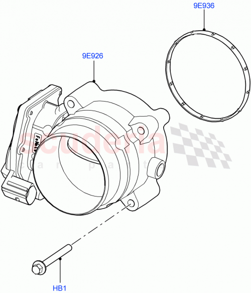 Part Diagram for Land Rover LR020694