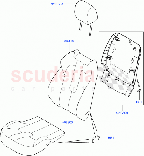 Part Diagram for Land Rover LR110587