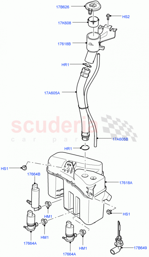 Part Diagram for Land Rover WYP000010
