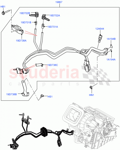 Part Diagram for Land Rover LR157875