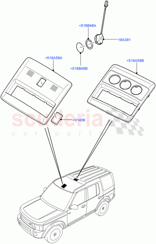 Part Diagram for Land Rover FBV500060LUM