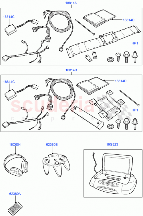 Part Diagram for Land Rover LR004011