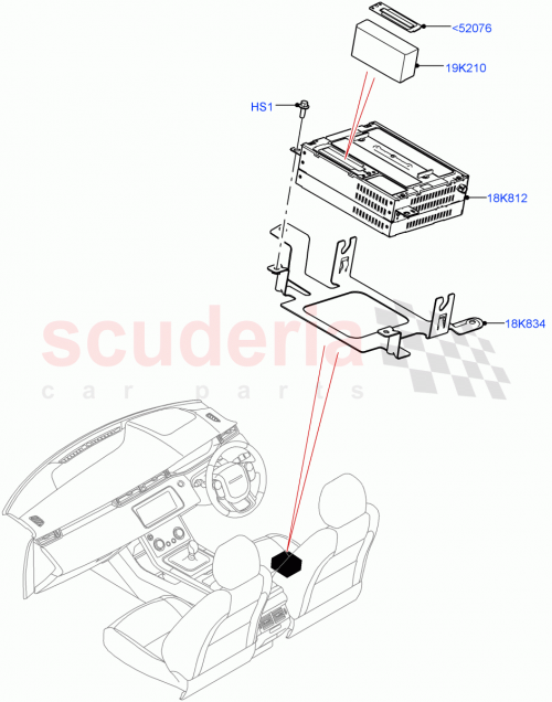 Part Diagram for Land Rover LR161608