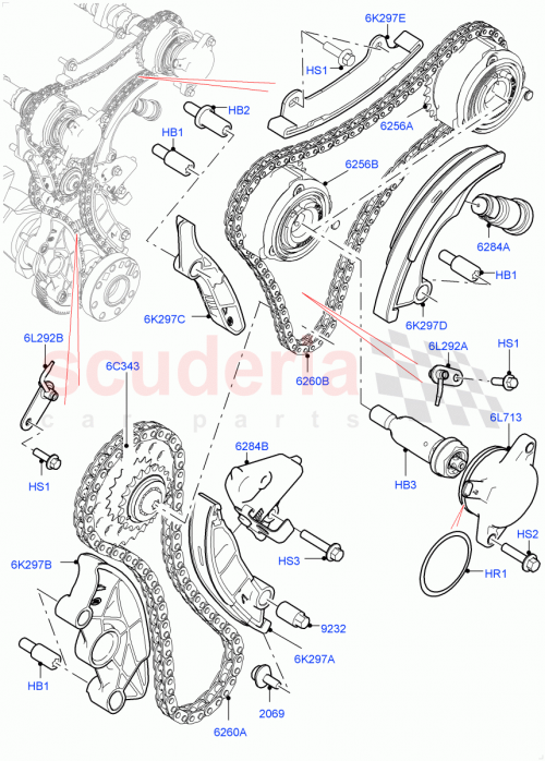 Part Diagram for Land Rover LR154974