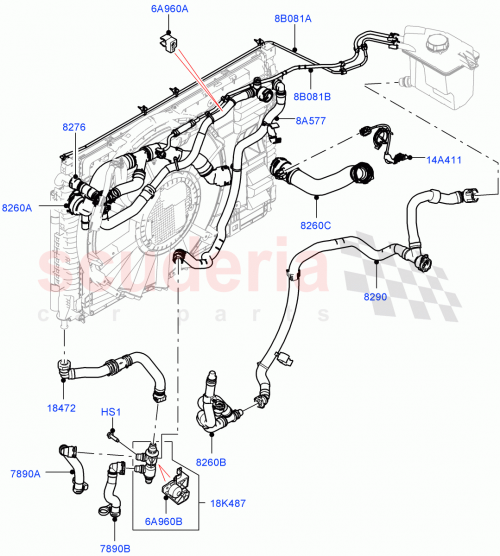 Part Diagram for Land Rover LR137640