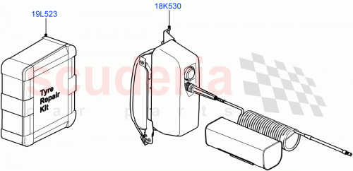 Part Diagram for Land Rover VPLES0704