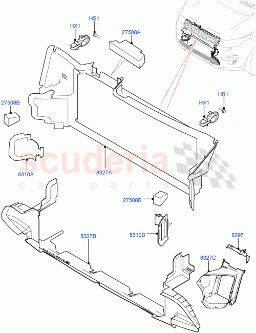 Part Diagram for Land Rover LR058476