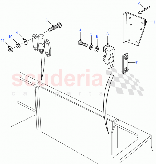 Part Diagram for Land Rover SE108251