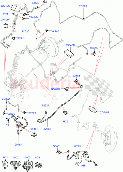 Part Diagram for Land Rover LR154814