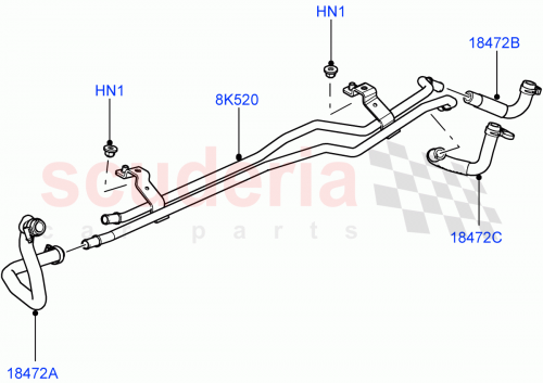 Part Diagram for Land Rover LR022646