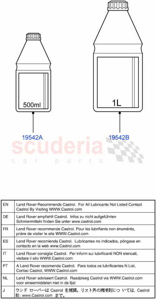 Part Diagram for Land Rover LR052652