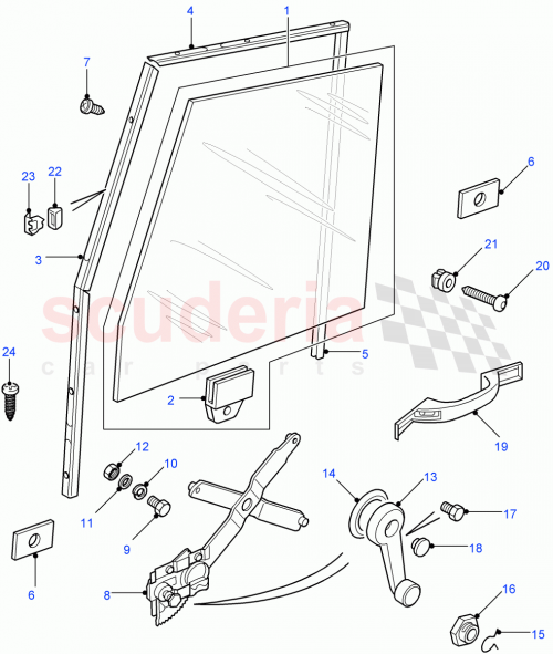 Part Diagram for Land Rover MWC4371