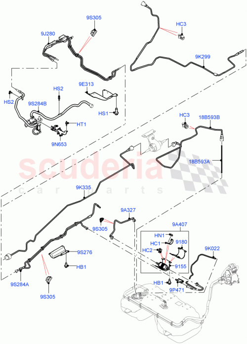 Part Diagram for Land Rover LR139953