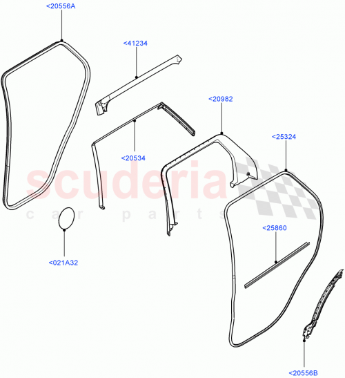 Part Diagram for Land Rover LR058495