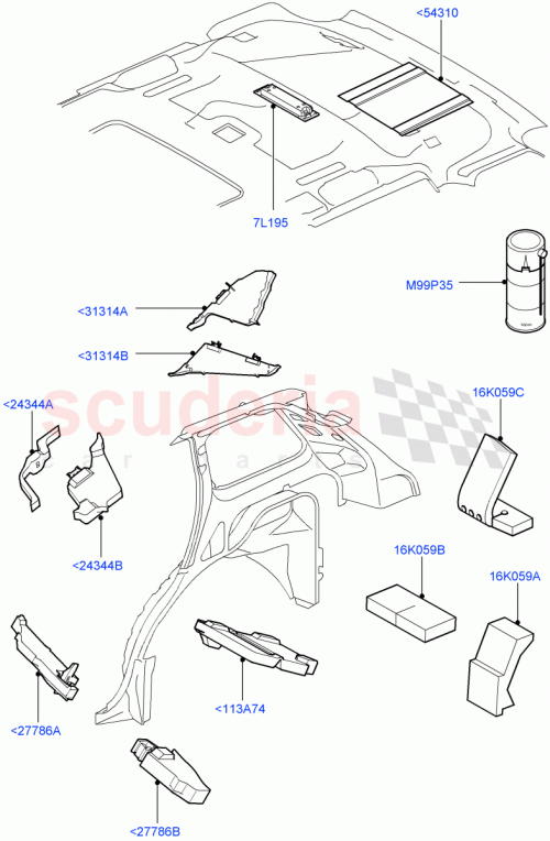 Part Diagram for Land Rover EUH500040
