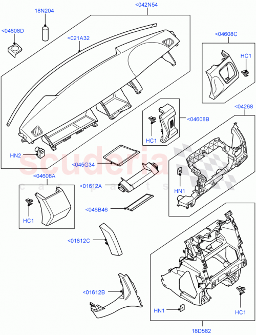 Part Diagram for Land Rover FAB500144PVJ