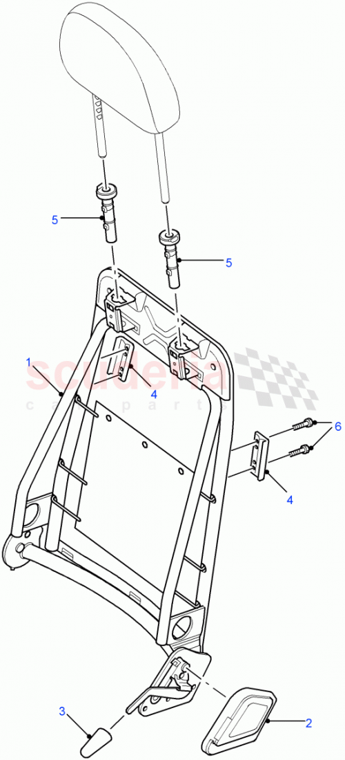 Part Diagram for Land Rover HJT500020PUY