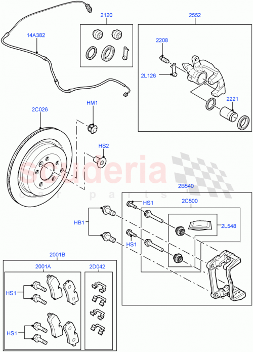Part Diagram for Land Rover LR032377