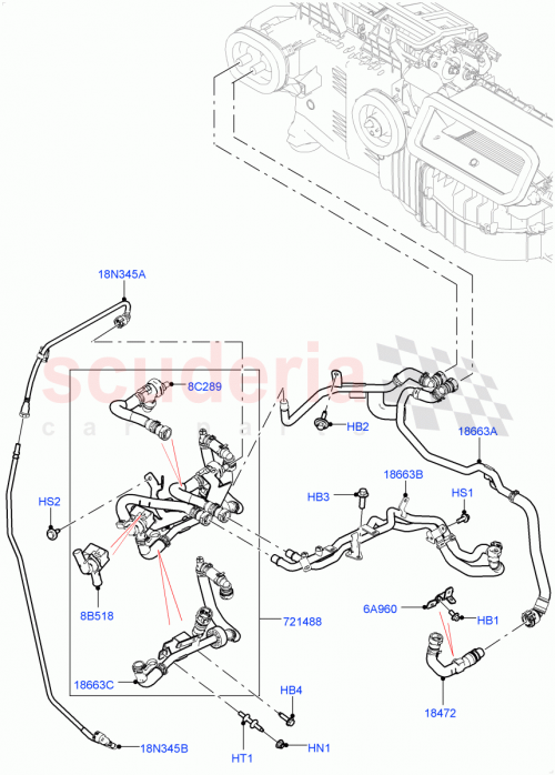 Part Diagram for Land Rover LR113589