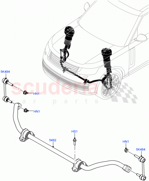 Part Diagram for Land Rover LR152798