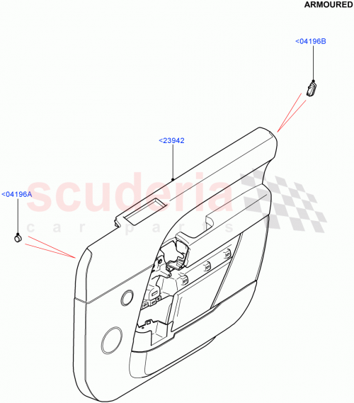 Part Diagram for Land Rover LR095507
