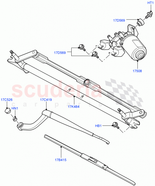 Part Diagram for Land Rover LR032992