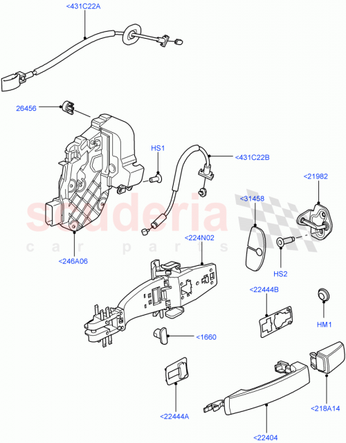 Part Diagram for Land Rover LR011303