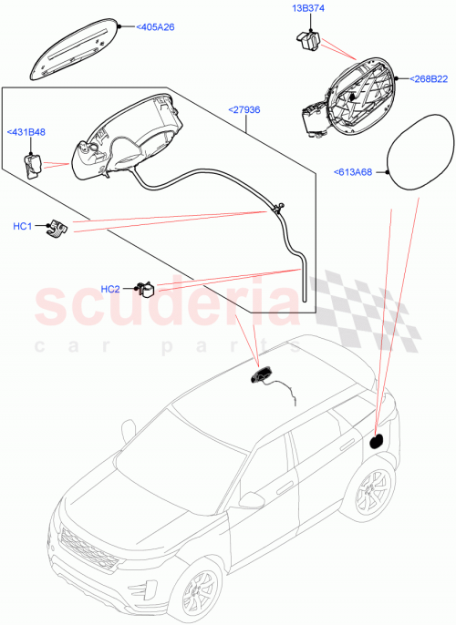 Part Diagram for Land Rover LR140352