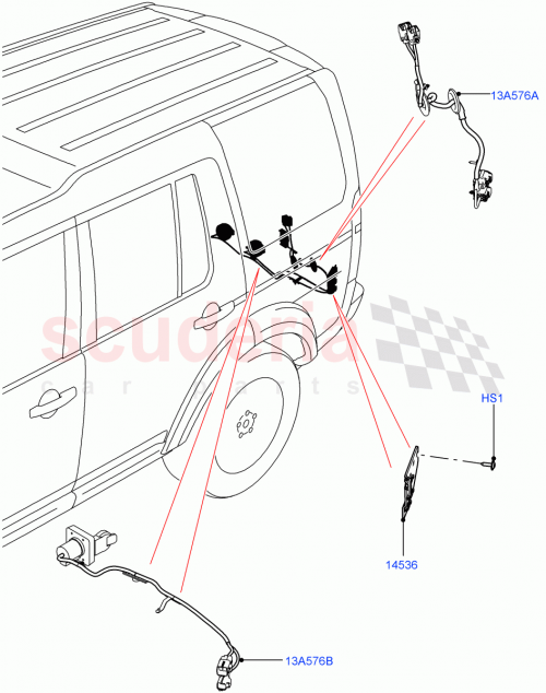 Part Diagram for Land Rover LR053007