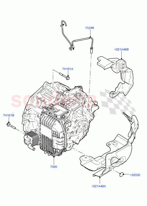 Part Diagram for Land Rover LR125520