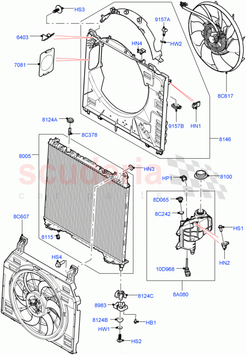 Part Diagram for Land Rover LR129323