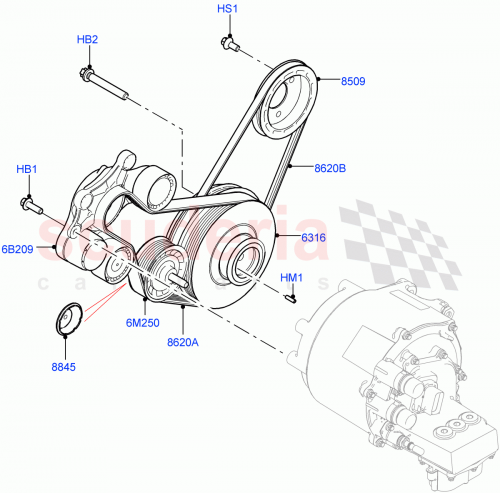 Part Diagram for Land Rover LR135158