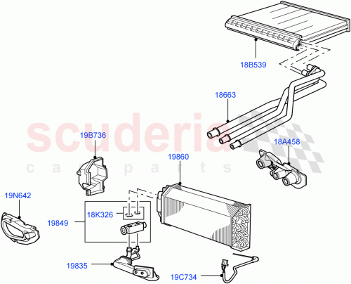 Part Diagram for Land Rover JUE000400