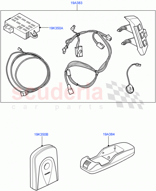 Part Diagram for Land Rover XVJ500122