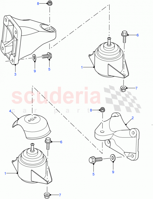 Part Diagram for Land Rover KKJ500260